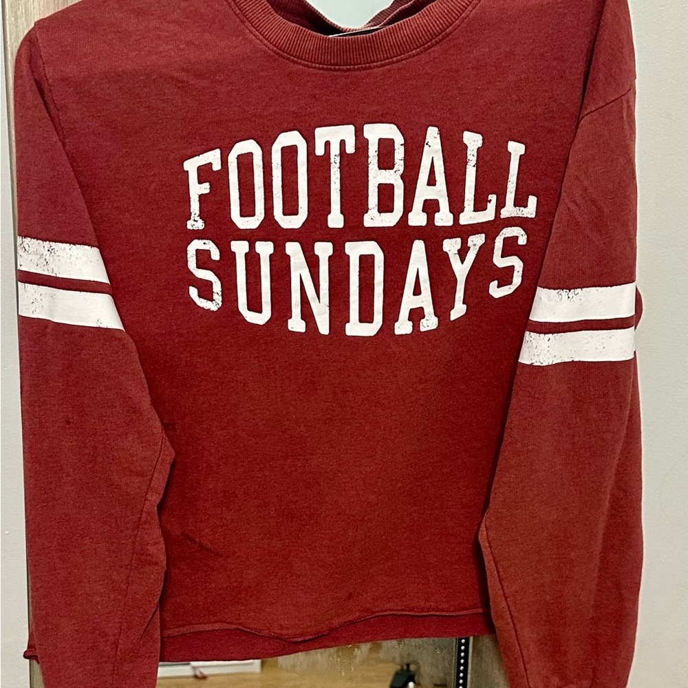 Modern Lux Red Graphic Sweatshirt
